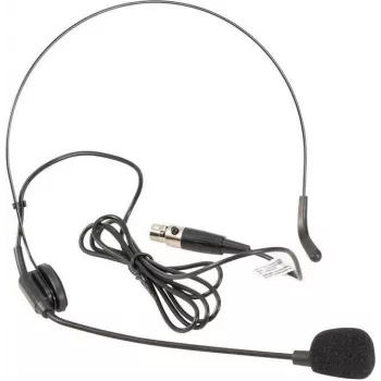 OMNITRONIC UHF E-FLEX microfono headset nero (13063376)
