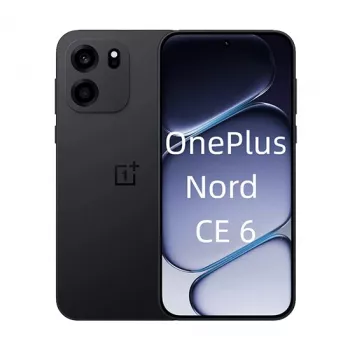 OnePlus Nord CE 6 5G Dual SIM 8GB RAM 256GB Midnight Black smartphone con display 6.72 pollici 120Hz, fotocamera 108MP, ricarica 5000mAh 67W