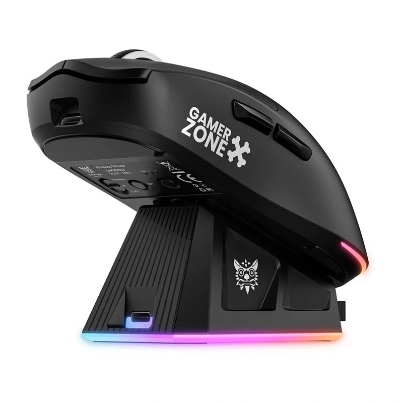 ONIKUMA DM07 mouse da gaming RGB nero 6400 DPI con filo ottico 7 tasti