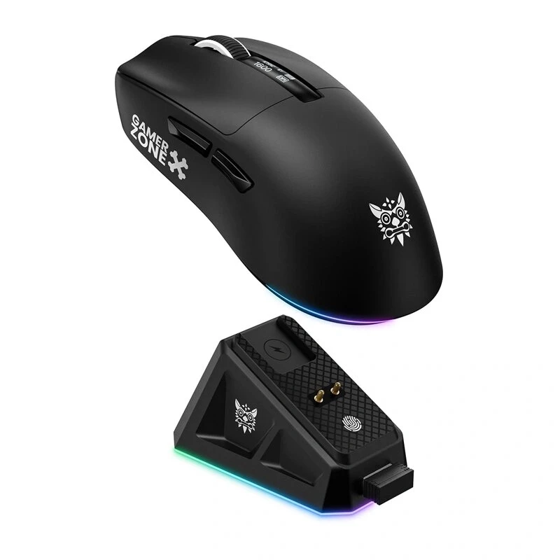 ONIKUMA DM07 mouse da gaming RGB nero 6400 DPI con filo ottico 7 tasti