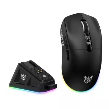 ONIKUMA DM07 mouse da gaming RGB nero 6400 DPI con filo ottico 7 tasti