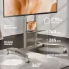 ONKRON TS1871-C supporto TV mobile per 55-90 pollici, champagne