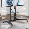 ONKRON TS1871-G Supporto TV mobile 55-90 pollici, grafite