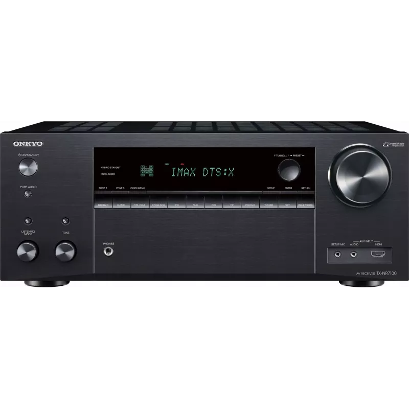 Onkyo TX-NR7100M2 ricevitore AV di rete 9.2 8K THX Wi-Fi Bluetooth Atmos certificato Sonos, nero