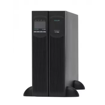 ONLINE USV XANTO 6000 UPS - 6000 VA / 5400 W - Online Double Conversion - Rack/Tower 3U - 2x C19, 4x C13, morsettiera - USB, RS-232, Intelligent Slot