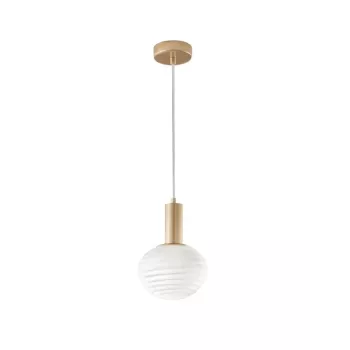 Opalla Lampada a sospensione 30W E27 30cm vetro opale