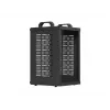 Open Rack 10 9U 280x300 nero montaggio a parete telaio aperto