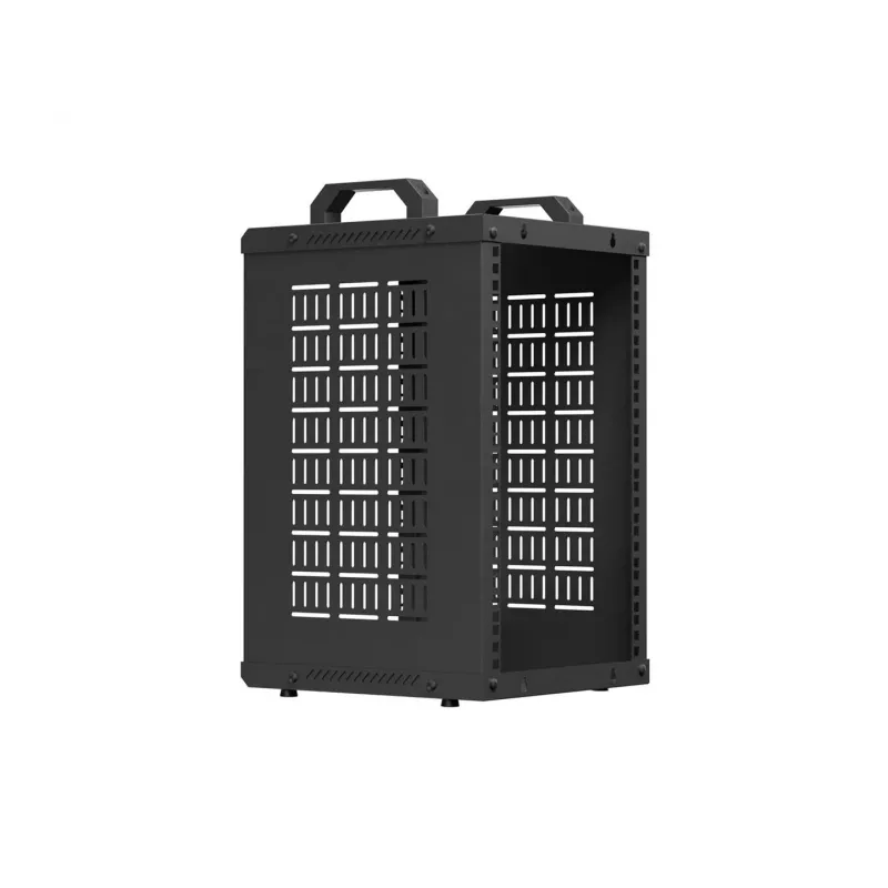 Open Rack 10 9U 280x300 nero montaggio a parete telaio aperto