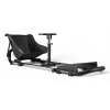 Oplite 104317 NitroKart V2 cockpit da racing – rig simulazione racing in acciaio nero con sedile a secchio regolabile