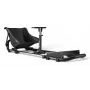 Oplite 104317 NitroKart V2 cockpit da racing – rig simulazione racing in acciaio nero con sedile a secchio regolabile