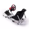 Oplite 104318 Racing Cockpit – chassis sim-racing con supporti volante e pedali regolabili