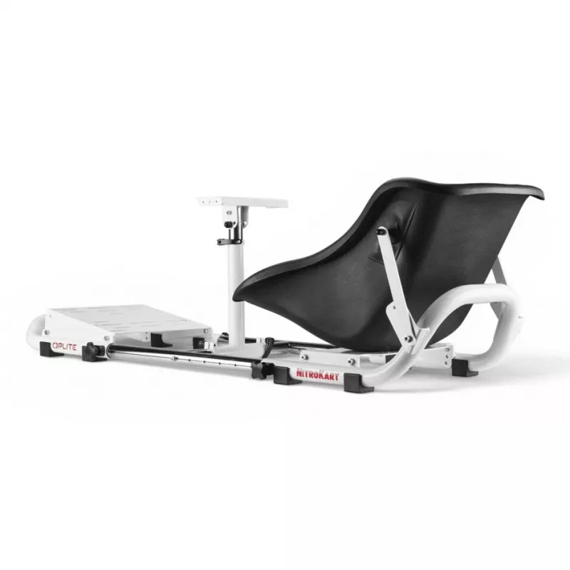 Oplite 104318 Racing Cockpit – chassis sim-racing con supporti volante e pedali regolabili