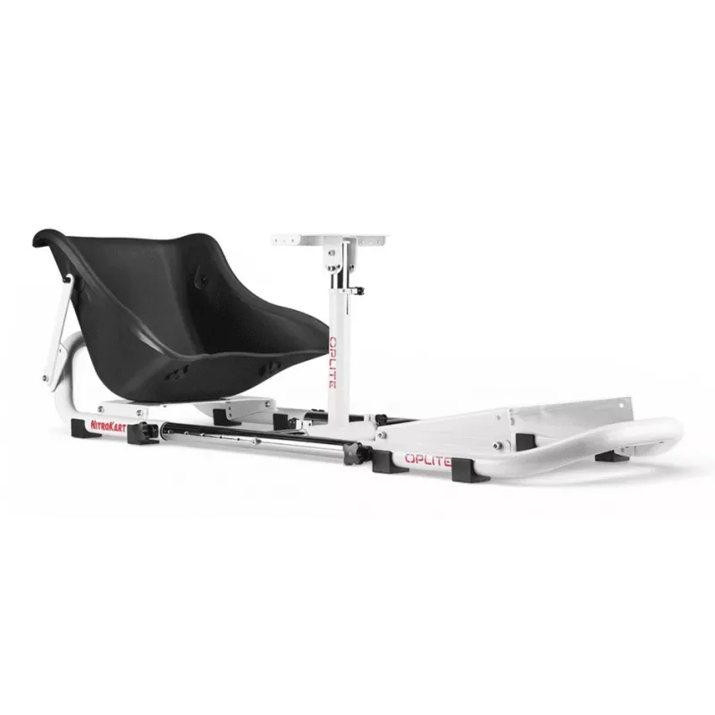 Oplite 104318 Racing Cockpit – chassis sim-racing con supporti volante e pedali regolabili