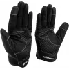 Oplite OP-GLOVE M guanti sim racing - nero - similpelle - poliestere - silicone - spandex - 100 mm - 224 mm - 150 g