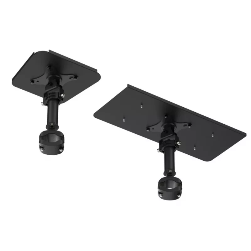 OPLite R8/S8 Cockpit Supporto per tastiera e mouse - acciaio nero, regolabile, montaggio laterale