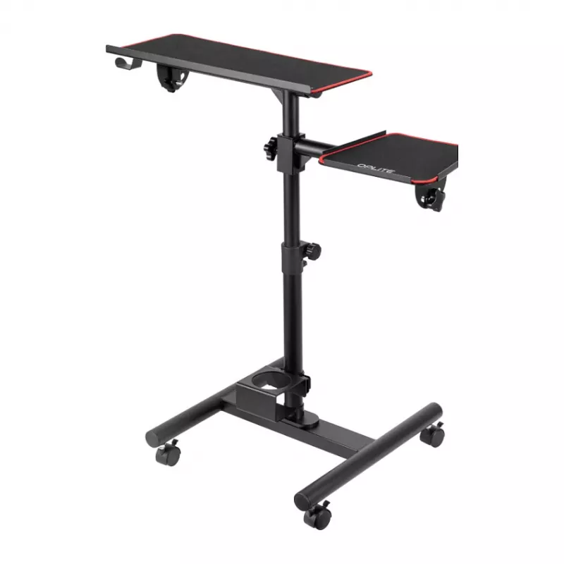 OPLITE supporto universale con rotelle per tastiera e mouse – carrello mobile per postazione di lavoro