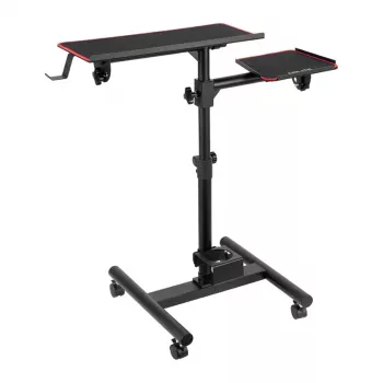 OPLITE supporto universale con rotelle per tastiera e mouse – carrello mobile per postazione di lavoro