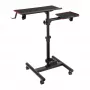 OPLITE supporto universale con rotelle per tastiera e mouse – carrello mobile per postazione di lavoro