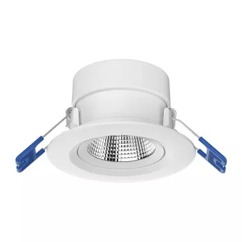 OPPLE Chiara faretto LED da incasso 9W 675lm bianco caldo 2700K dimmerabile TRIAC, bianco