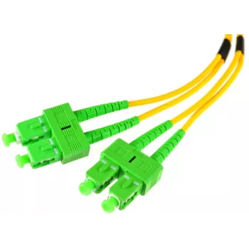 OPTIX cavo patch singlemode duplex SC/APC a SC/APC 1 m LSZH giallo