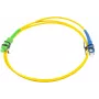 OPTIX cavo patch in fibra ottica monomodale SC/UPC a SC/APC simplex 1 m LSZH giallo