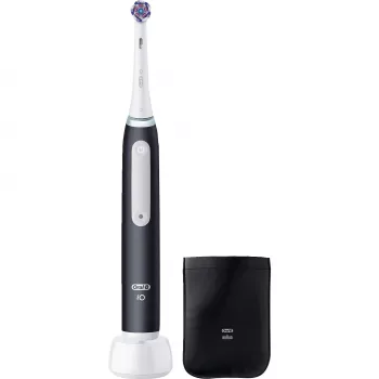 Oral-B iO White Clean spazzolino elettrico, nero/bianco con custodia da viaggio