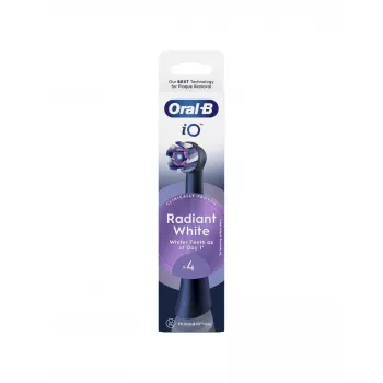 Oral-B iO Whitening testine spazzolino confezione da 4 (nero)