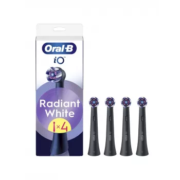 Oral-B iO Whitening testine spazzolino confezione da 4 (nero)