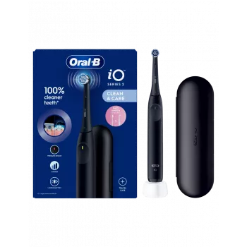 ORAL-B iO2 Night Black Spazzolino elettrico con custodia da viaggio