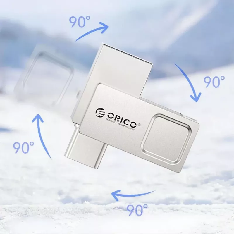 ORICO U301 chiavetta USB-A USB-C USB 3.2 Gen 1 64GB - argento