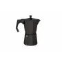 Origin Outdoors Bellanapoli caffettiera espresso, moka per fornello, 3 tazze, nero