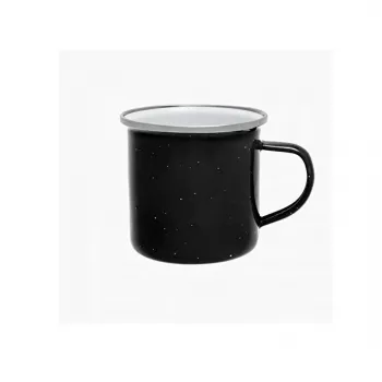 Origin Outdoors tazza smaltata 360ml nero