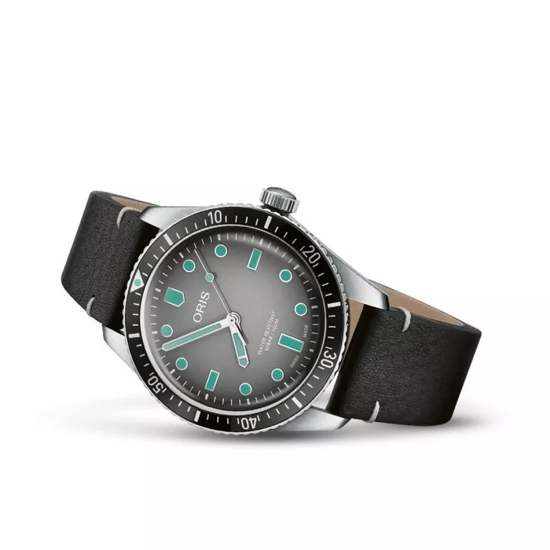 ORIS Aquis Date orologio automatico da uomo 40mm con quadrante blu e bracciale in acciaio inossidabile 40530752089