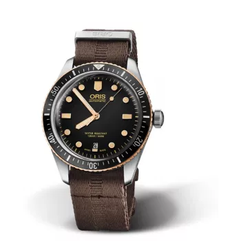 ORIS Aquis Date 43540752030 Orologio automatico uomo 40mm quadrante blu bracciale in acciaio inox