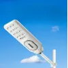 ORLLO Lampione stradale LED solare 400W con pannello 28W, sensore di movimento e telecomando, 2713LM, 6500K