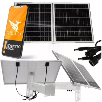 ORLLO SM6030 PRO caricabatterie solare portatile 60W con 4 pannelli monocristallini pieghevoli, USB-C PD 45W, USB-A QC3.0, uscita DC per power bank, smartphone, laptop