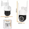 ORLLO TZ11 telecamera IP PTZ 4K 8MP con Wi-Fi e 4G LTE, Tuya Smart, pan-tilt, videosorveglianza esterna