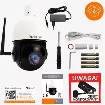 ORLLO Z10 telecamera IP PTZ da esterno WLAN 4MP zoom 18x