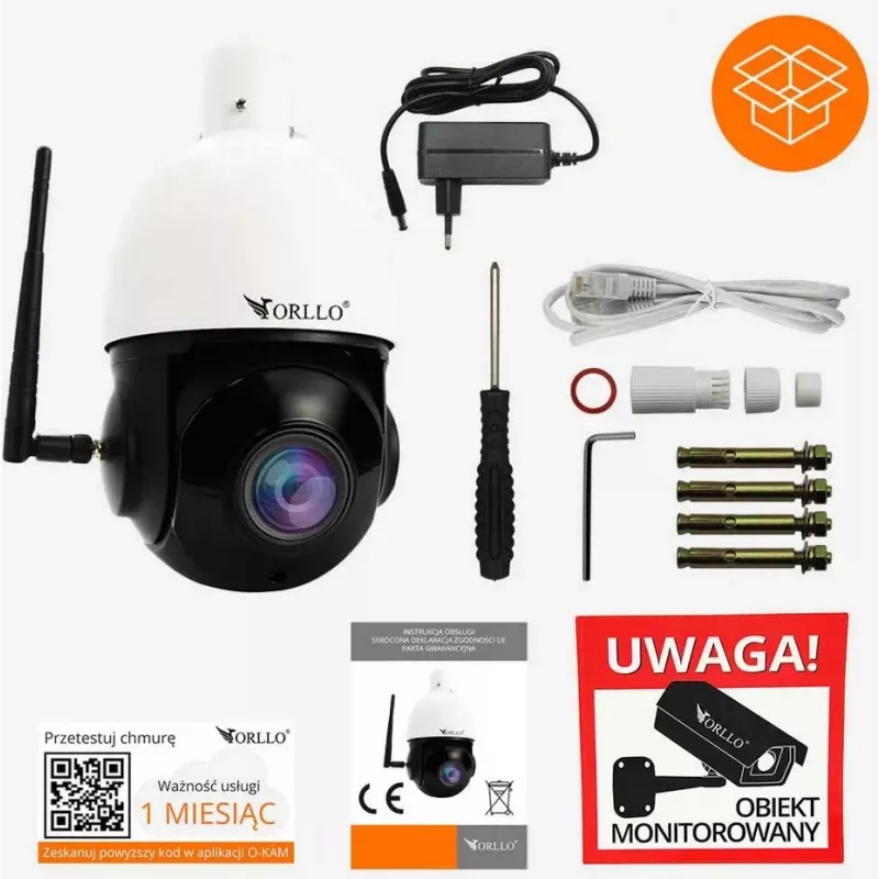 ORLLO Z10 telecamera IP PTZ da esterno WLAN 4MP zoom 18x