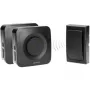 ORNO OR-DB-MT-165 campanello wireless con 2 ricevitori, 36 melodie, portata 100m, bianco