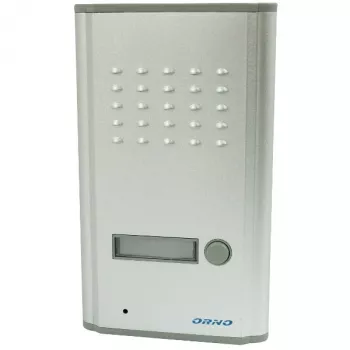 ORNO OR-DOM-RL-901/RL-3208A Citofono audio, 1 famiglia, 2 fili, montaggio a parete, bianco, 9094