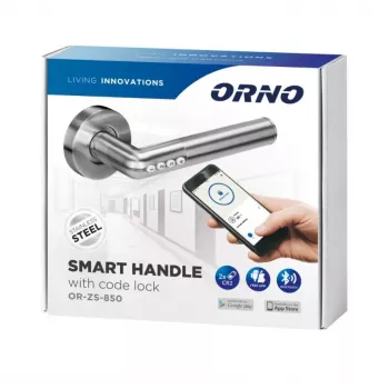 ORNO OR-ZS-850 serratura elettronica per maniglia con codice, IP44, nero