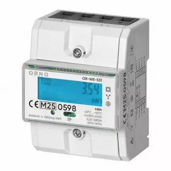 ORNO Contatore trifase 80A 3 moduli
