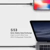 ORSEN S53 Cavo USB-C a USB-C 3A 1m blu