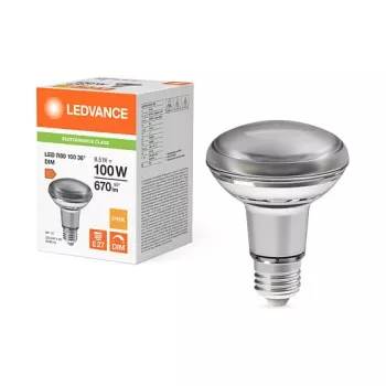 Osram R8010036 DIM 8.5W 827 E27 P Lampada LED a riflettore 670 lm 2700K E27 dimmerabile