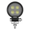 Lampada da lavoro LED Osram ROUND WL VX80-WD, 10W, 12/24V, 800lm, 6000K, fascio ampio, IP67, ECE R10, connettore DT, 80mm