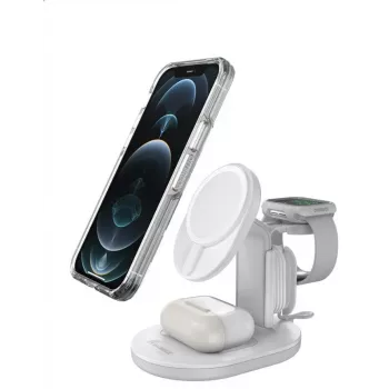 OtterBox stazione di ricarica 3-in-1 MagSafe bianca