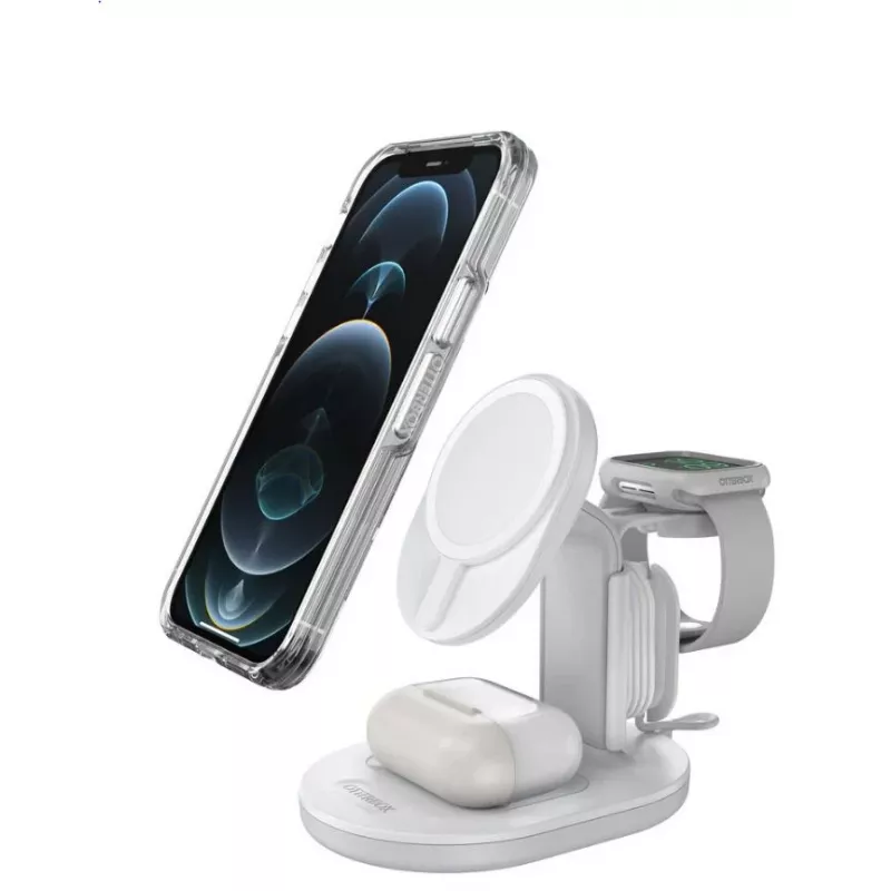 OtterBox stazione di ricarica 3-in-1 MagSafe bianca