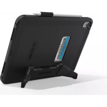 OtterBox Defender Series Kickstand Case per iPad 10ª generazione - custodia protettiva estremamente robusta con protezione display integrata - testata secondo standard militare - nero (77-93756)