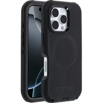 OtterBox Custodia Defender Series MagSafe per Apple iPhone 16 Pro - Nero